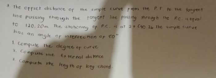 External distance of simple curve