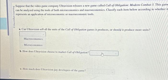 Suppose that the video game company ultravision